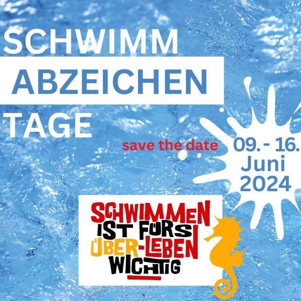 Save the date - Schwimmabzeichentage    Bild: DSV