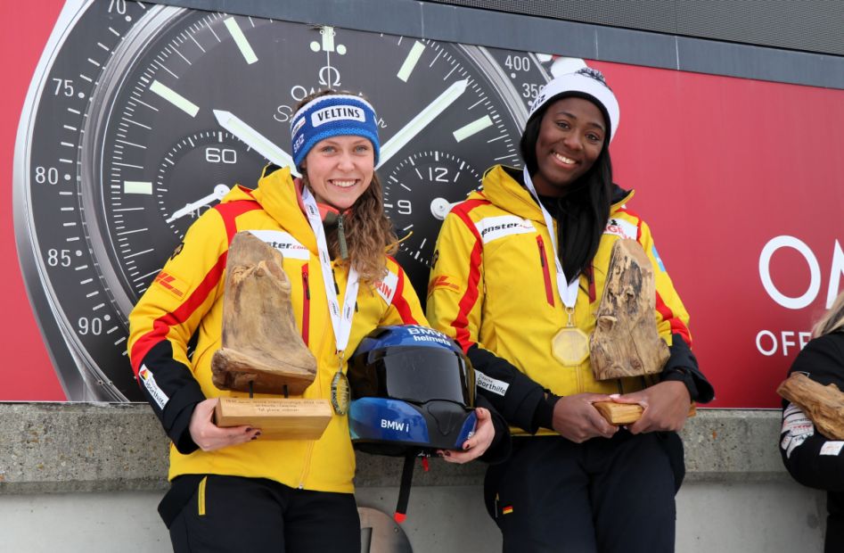 Cynthia Kwofie rechts auf dem Bild    Bild: Viesturs Lacis