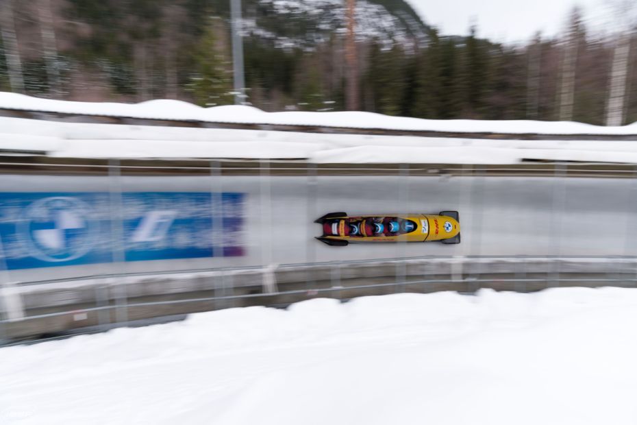 Ammour Viererbob im Eiskanal     Bild: Steffen Hänsel