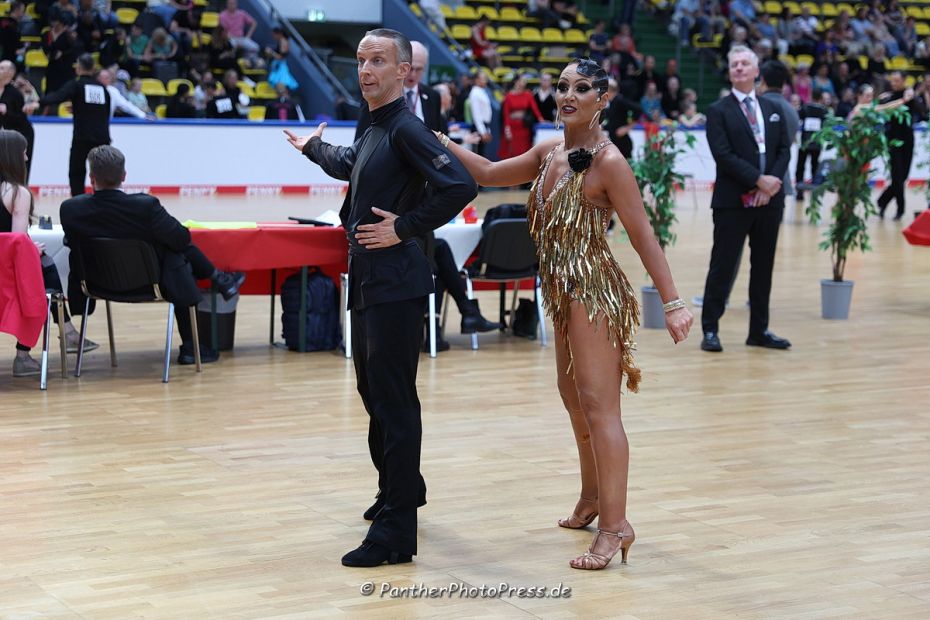 Marc Becker und Nicole Giersbeck (Archivbild von Hessen Tanzt 2024)    Bild: Robert Panther (www.PantherPhotoPress.de)