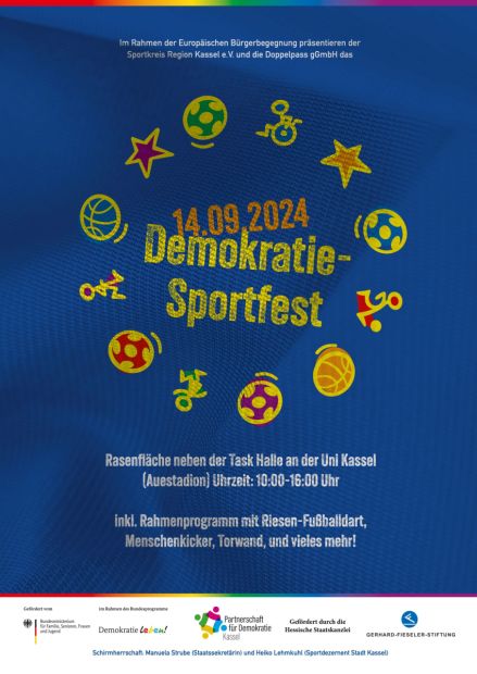 Demokratie Sportfest    Bild: Sportamt Kassel