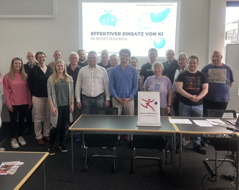 Workshop 1 zum Thema Künstliche Intelligenz    Bild: Sportkreis Offenbach