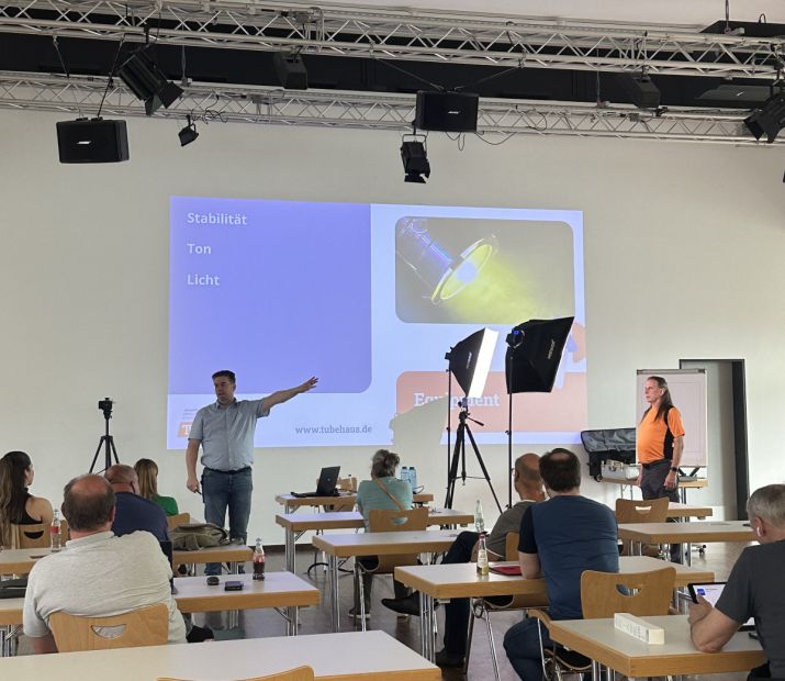 Workshop 3 zum Thema Videoerstellung    Bild: Sportkreis Offenbach