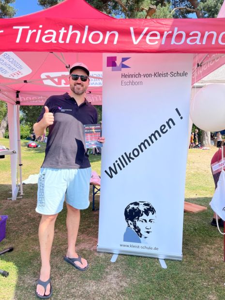 Benjamin Friedrich ist seit 26.  August Sportlehrer an der Heinrich-von-Kleist-Schule Eschborn.    Bild: Jens Kleinert