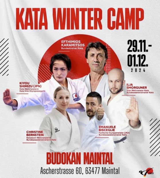 Ausschreibung zum Kata Winter Camp     Bild: Deutscher Karate Verband (DKV)