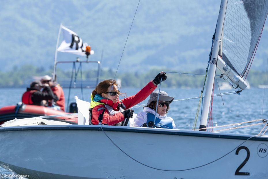 Die Frauencrew Hannah Alix und Laura Weise beim 1. Event des Kettler Deutschland Cup    Bild: Sven Jürgensen