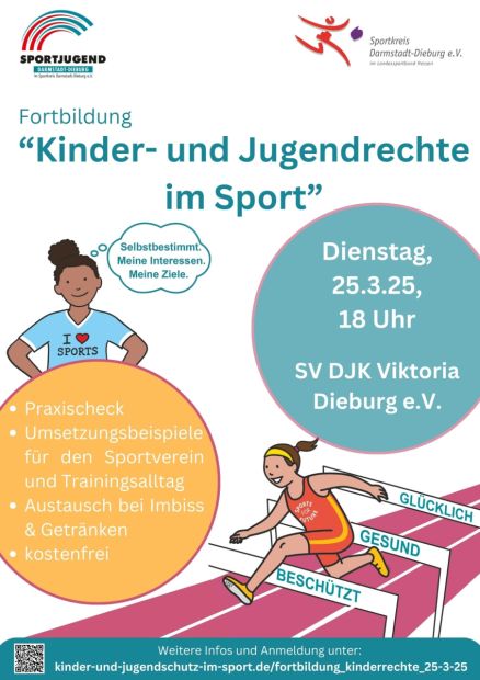 Fortbildung "Kinder- und Jugendrechte im Sport" am 25.03. in Dieburg.    Bild: Ellen Lewis