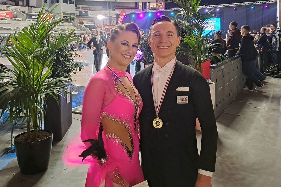 Kristof Zsolt und Daniela Paul im Finale des WDSF Open Senior I Standard    Bild: Daniela Paul